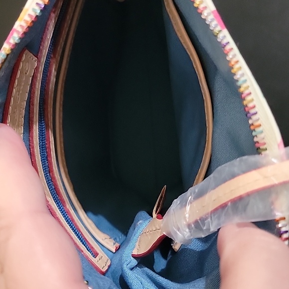 Dooney & Bourke Retro Rainbow Grafica Adjustable Strap Crossbody Bag NWOT - Picture 9 of 16